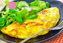 Омлет фарширований м’ясом Омлет, фарширований м'ясом