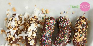 Банани в шоколаді на паличці Банани в шоколаді на паличці