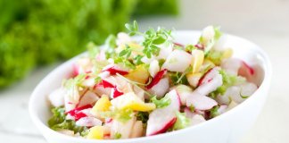 Картопляний салат з редискою Картопляний салат з редискою