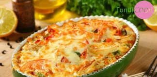 Картопляна запіканка з грибами і помідорами Пісні страви у піст: картопляна запіканка з грибами і помідорами