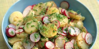 Весняний салат із редиски і картоплі Весняний салат із редиски і картоплі