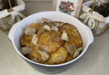 Деруни в горщику з м’ясом — запечені в духовці по-домашньому Деруни в горщику з м’ясом — запечені в духовці по-домашньому