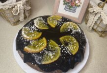 Карамелізовані апельсини на сковороді — простий декор для випічки Карамелізовані апельсини на сковороді