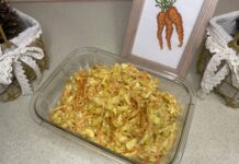 Салат з корейської моркви та сиру косичка – швидкий рецепт за 10 хвилин Салат з корейської моркви та сиру косичка – швидкий рецепт за 10 хвилин